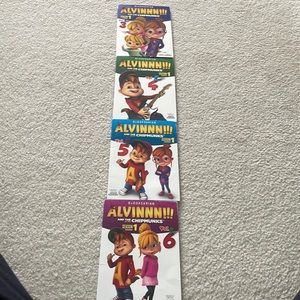 Alvin and the chipmunks DVD season 1 Volumes 3,4,5, and 6